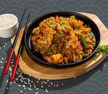 Рис с креветками