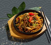 Лапша с говядиной