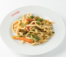 Лапша домашняя с овощами