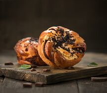 Саверен с ванилью и шоколадом