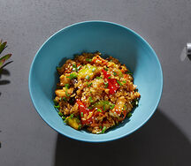 Рис с цыплёнком в соусе унаги