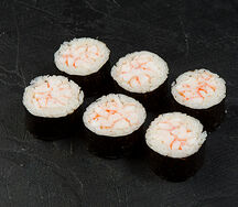 Маки с креветкой