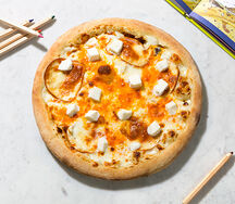 Пицца с сыром чеддер 24 см