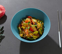 Wok с креветками в остром кокосовом соусе