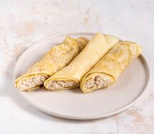 Омлет с куриным филе