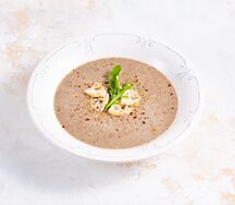 Крем суп грибной