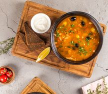 Мясная солянка