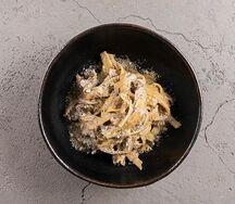 Паста с щечками из телятины