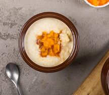 Пшенная каша с тыквой и сливочной карамелью