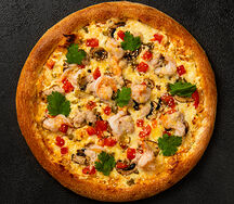 Пицца Том Ям Дабл Креветки