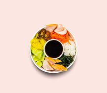 Поке с копчёной курицей