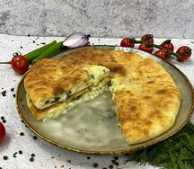 Пирог с сыром и шпинатом