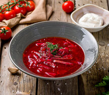 Борщ с говядиной