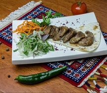 Шашлык из языка бараньего