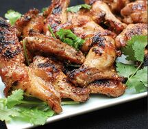 Шашлык из куриных крыльев