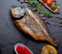 Дорадо жареный