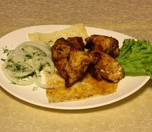 Шашлык из куриной грудки
