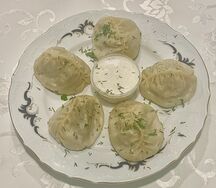 Манты с тыквой