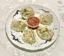 Манты с курицей