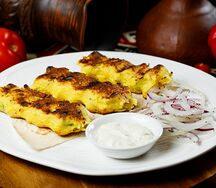 Люля-кебаб из картофеля