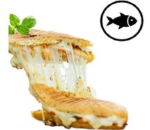 Панини на гриле с красной рыбкой