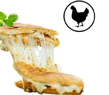 Панини на гриле с курицей острый