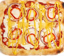 Римская пицца Курочка карри