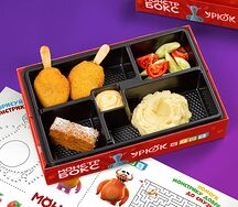 Комбо с куриным эскимо и игрушка