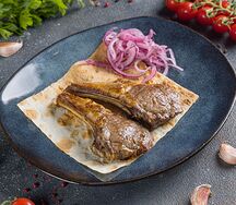 Шашлык из бараньей корейки