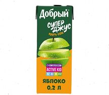 Сок Добрый супер джус яблоко