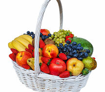 Фруктовая корзина Сладкая интрига / подарочный набор / подарок