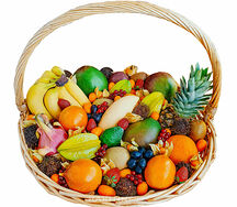 Фруктовая корзина Тропический остров / подарочный набор