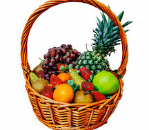 Фруктовая корзина Романтика / подарочный набор / подарок