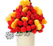 Фруктовый букет Валентинка