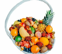Фруктовая корзина Тропический остров 2 / подарочный набор