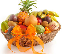 Фруктовая корзина Тайское утро / подарочный набор / подарок