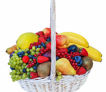 Фруктовая корзина Сладкая мечта / подарочный набор / подарок