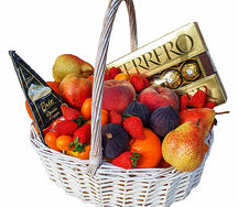 Фруктовая корзина Нежность / подарочный набор / подарок