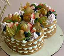 Торт медовый Мильфей 8 марта