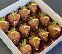 Клубника в шоколаде Шоколадный апельсин