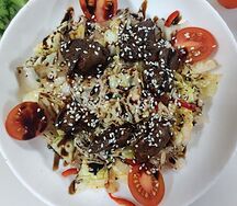 Теплый с куриной печенью