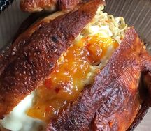 Лапша рамен, сыр