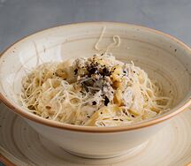 Феттучини с белыми грибами