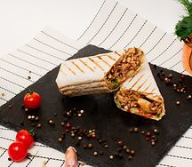 Мини шаурма в тандырном лаваше