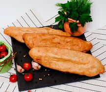 С картошкой жареный