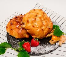 Ежики с яблоком