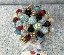 Букет в шляпной коробке Mix