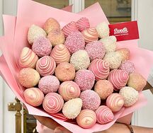 Букет клубники в шоколаде Spring М