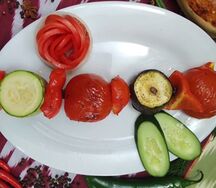 Овощи на мангале