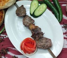 Шашлык из бараньей мякоти